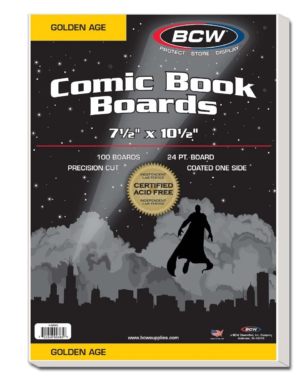 Golden Age Comic Book Boards